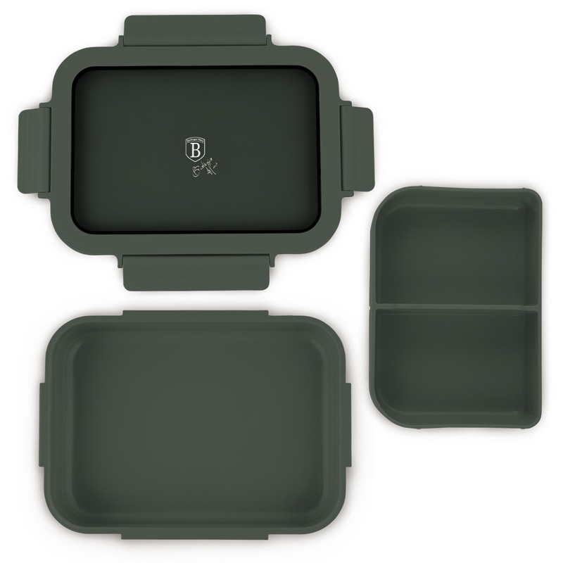 Prenosný box na občerstvenie Matte Green Collection 1,3 l