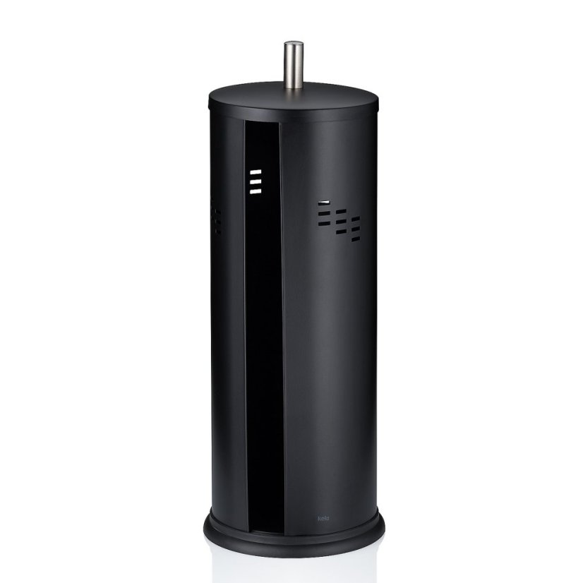 Držiak WC papiera Swing, čierna 14,5x39,5 cm