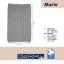 Alfombrilla de baño MASHA 70% PES reciclado/30% algodón gris claro 120x70x2 cm