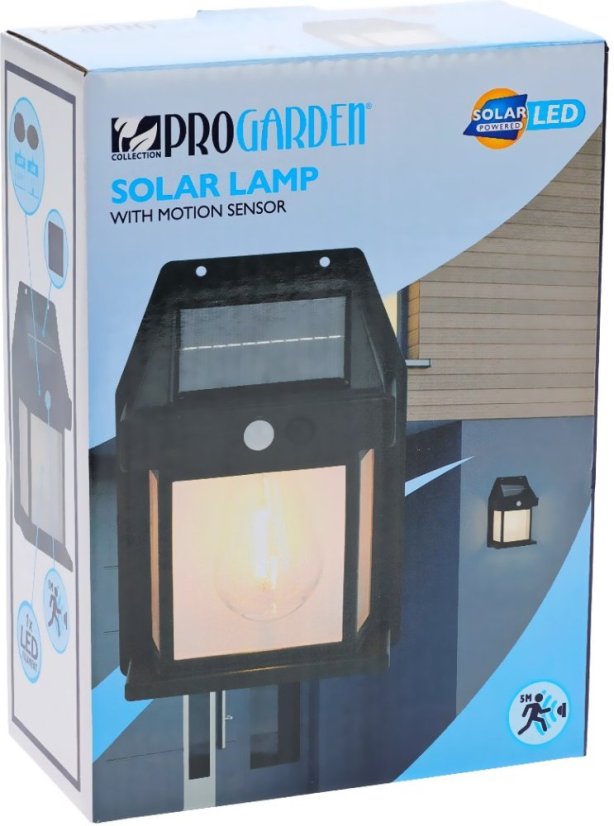 Lumină solară cu senzor de mișcare exterior
