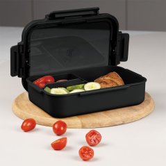 Přenosný box na svačinu dělený 1,3 l Matte Black Collection