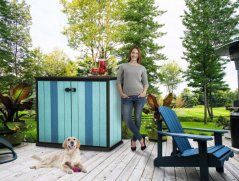 Zahradní box Keter Patio Store šedočerný Zahradní box Keter Patio Store šedočerný