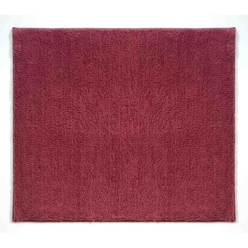 Alfombra de baño Maja 100% poliéster rojo frambuesa 65x55x1,5cm