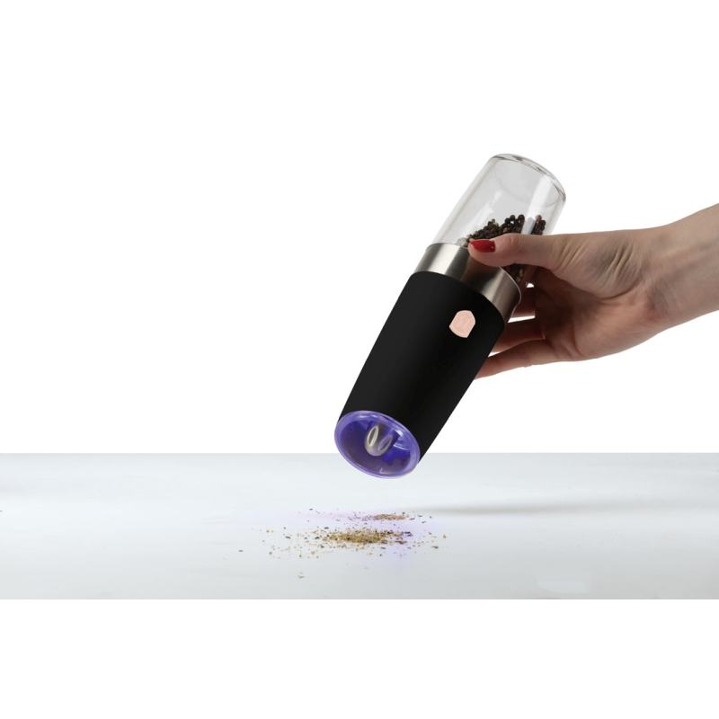 Mlýnek na pepř a sůl gravitační sada 2 ks Black Rose Collection