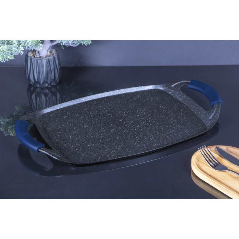 Grilovací deska s mramorovým povrchem 47 cm Aquamarine Metallic Line