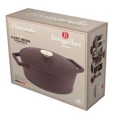 Pekáč litinový s poklicí 24 cm Leonardo Collection