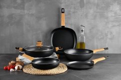 Tigaie pentru gratar cu suprafata antiaderenta 28 cm Earth Black