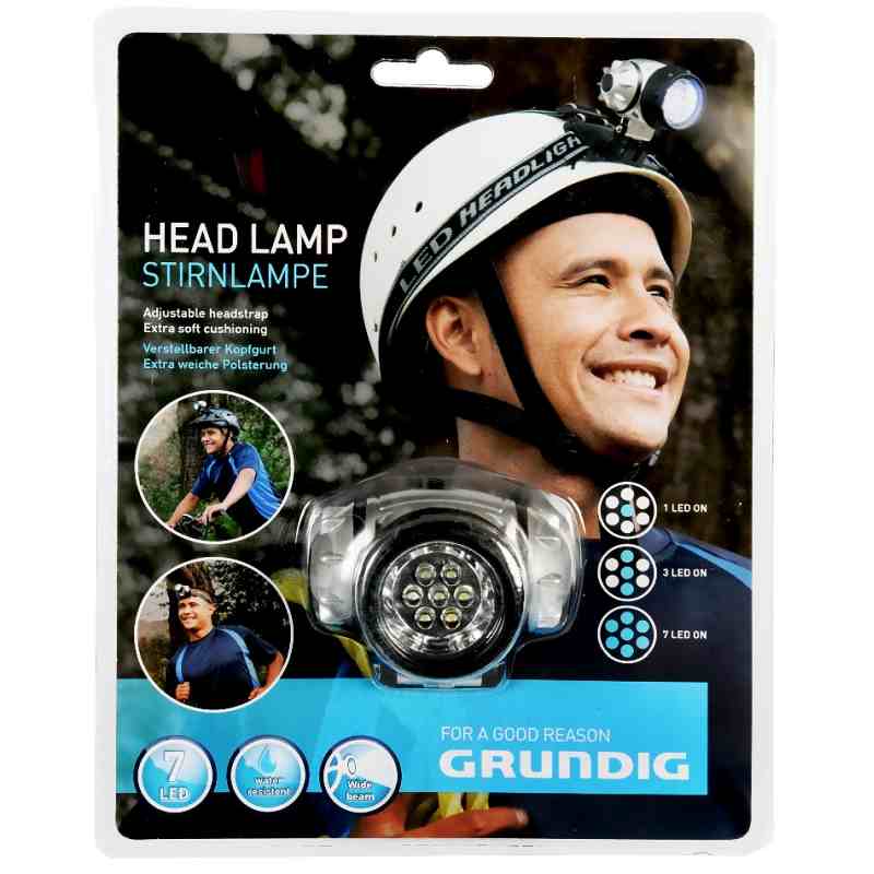 Čelovka na běhání a turistiku 7 LED