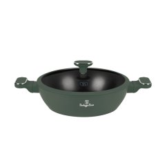 Kastrol s titanovým povrchem a poklicí 28 cm Matte Green Collection Kastrol s titanovým povrchem a poklicí 28 cm Matte Green Collection