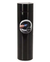 Termoska nerez s teploměrem 0,5 l černá