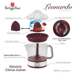 Elektrický lis na citrusy Leonardo Collection