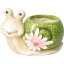 Oală decorativă pentru grădină 21 cm melc