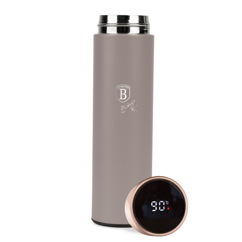 Chytrá termoska s ukazatelem teploty 0,5 l Taupe Collection