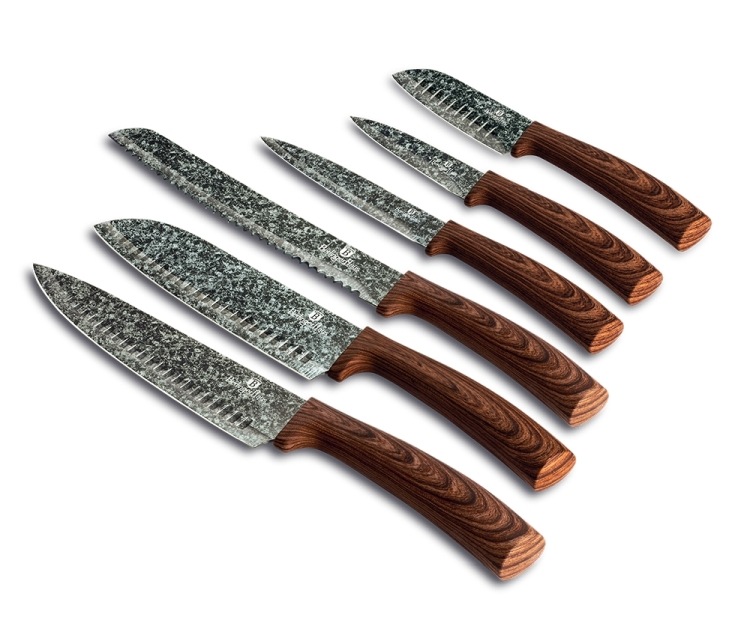 Sada nožů s nepřilnavým povrchem 6 ks Forest Line
