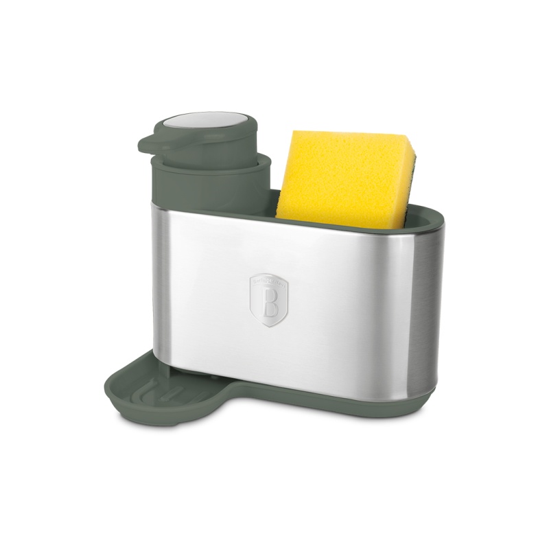 Dávkovač mycího prostředku 2 v 1 Matte Green Collection