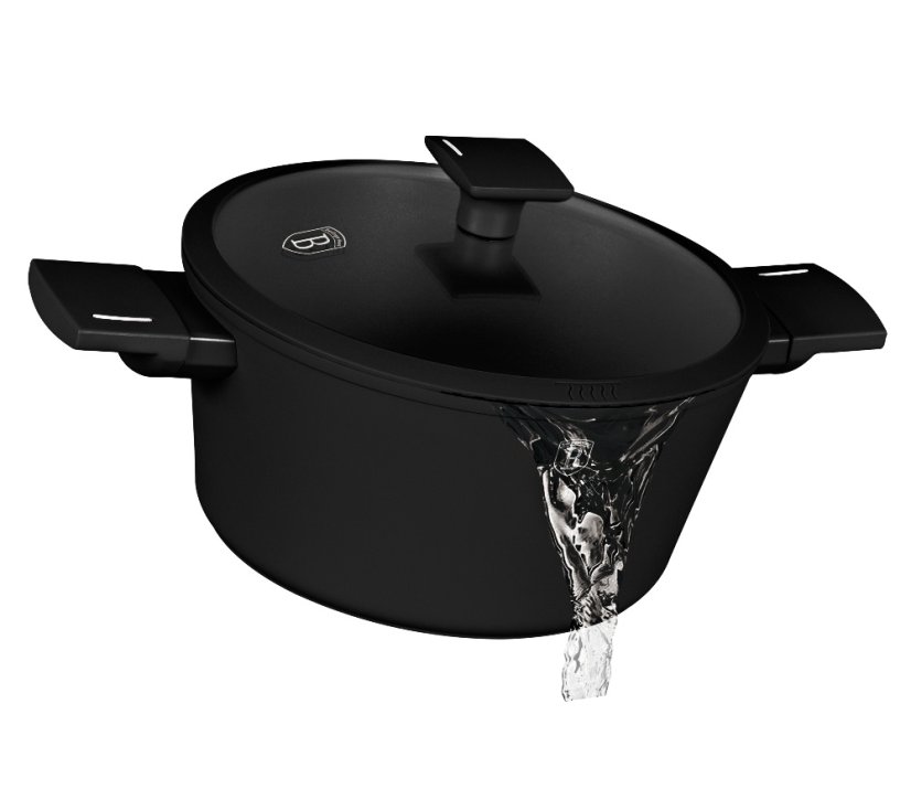 Sada nádobí s titanovým povrchem 10 ks Matte Black Collection