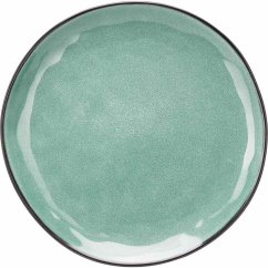 Jídelní sada 16 ks kamenina zelená