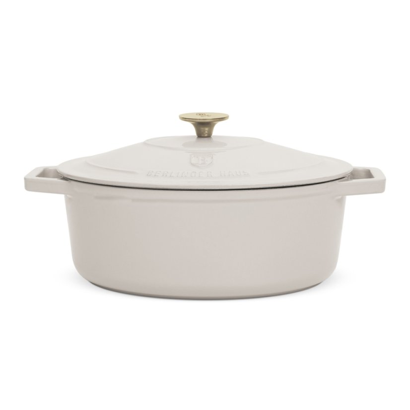 Liatinový pekáč s pokrievkou 32 cm, kolekcia Sahara