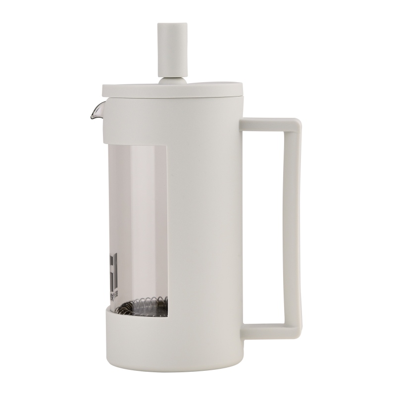 Konvice na čaj a kávu LINES French Press 350 ml bílá