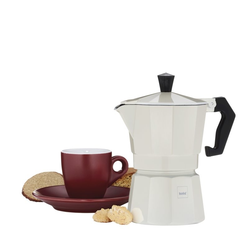 Konvice na espresso Italia 3 šálky béžová