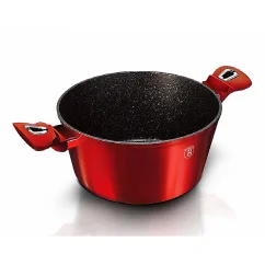 Kastról s mramorovým povrchom a pokrievkou 20 cm Burgundy Metallic Line