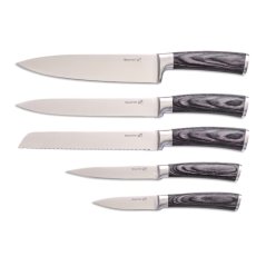 Set cuțite G21 Gourmet Stone 5 buc + bloc de bambus Set cuțite G21 Gourmet Stone 5 buc + bloc de bambus