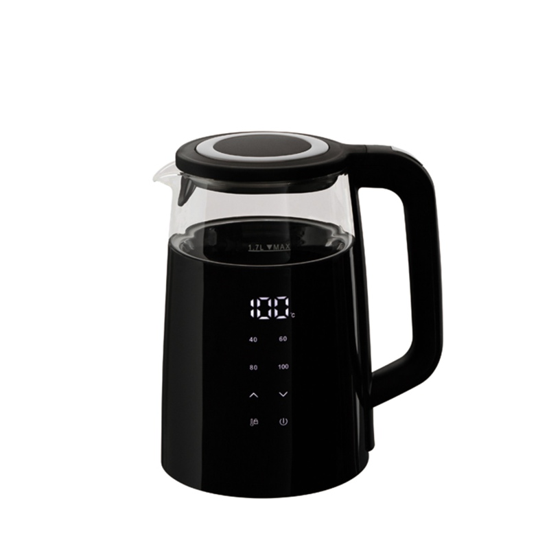 Rychlovarná konvice s regulací teploty digitální 1,7 l Matte Black Collection