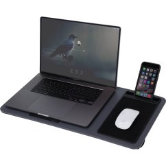 Stojan na notebook s polštářem šedá