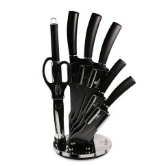 Sada nožů ve stojanu 8 ks Matte Black Collection