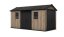 Cabana de grădină Keter Apex 7,5 x 15 Ashwood, cu podea