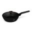 Hlboká panvica s titánovým povrchom a pokrievkou 24 cm Black Rose Collection