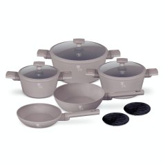 Sada nádobí s titanovým povrchem 10 ks Taupe Collection Sada nádobí s titanovým povrchem 10 ks Taupe Collection