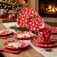 Set farfurii de masă Crăciun 18 buc RED Crăciun