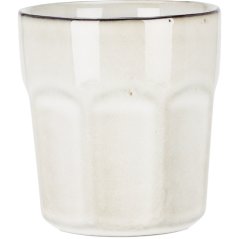 Jídelní sada 16 ks kamenina krémová