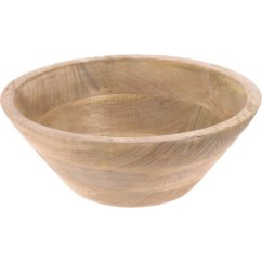 Bol de servire din lemn de mango 25×25×10 cm