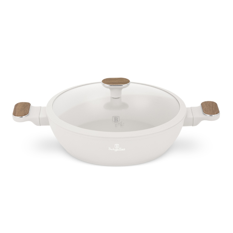 Hlboká panvica s titánovým povrchom a vekom 28 cm Sahara Nordic Collection