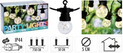 Cadena de luces LED PARTY 10 bombillas 50LED