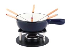 Fondue liatinové sada ALPEN modrá