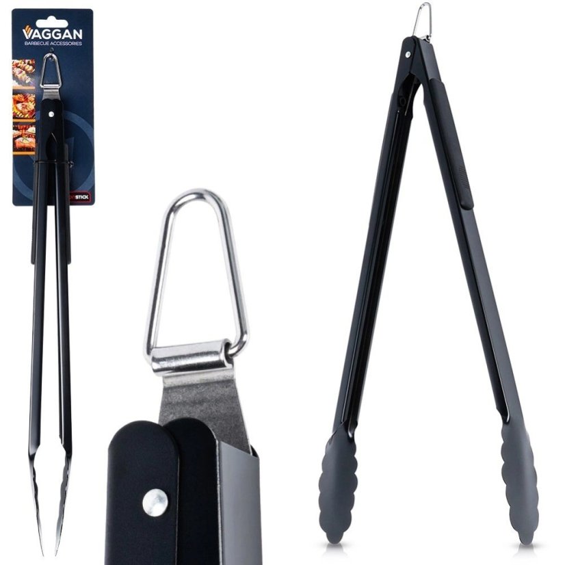 Grilovacie kliešte 51 cm Vaggan BBQ Black