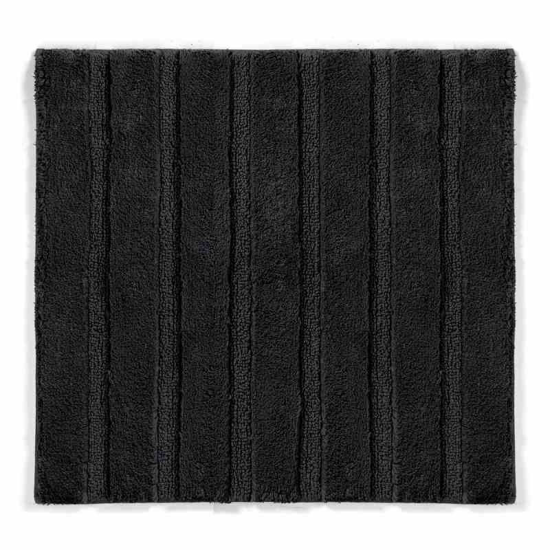 Koupelnová předložka Megan 100% bavlna černá 65x55x1,6cm
