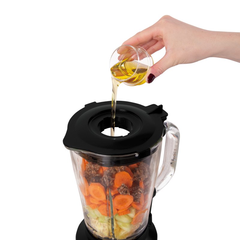 Blender de masă cu recipient de sticlă 1,5 L 1000 W Burgundy Metallic Lini