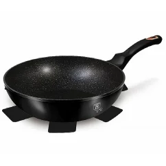 Pánev WOK s mramorovým povrchem 28 cm Black Rose Collection