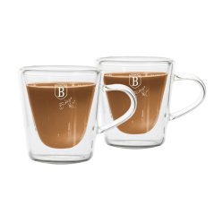 Set de 2 cești de espresso din sticlă Set de 2 cești de espresso din sticlă