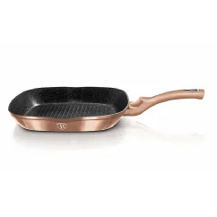 Panvica grilovacia s mramorovým povrchom 28 cm Rosegold Metallic Line