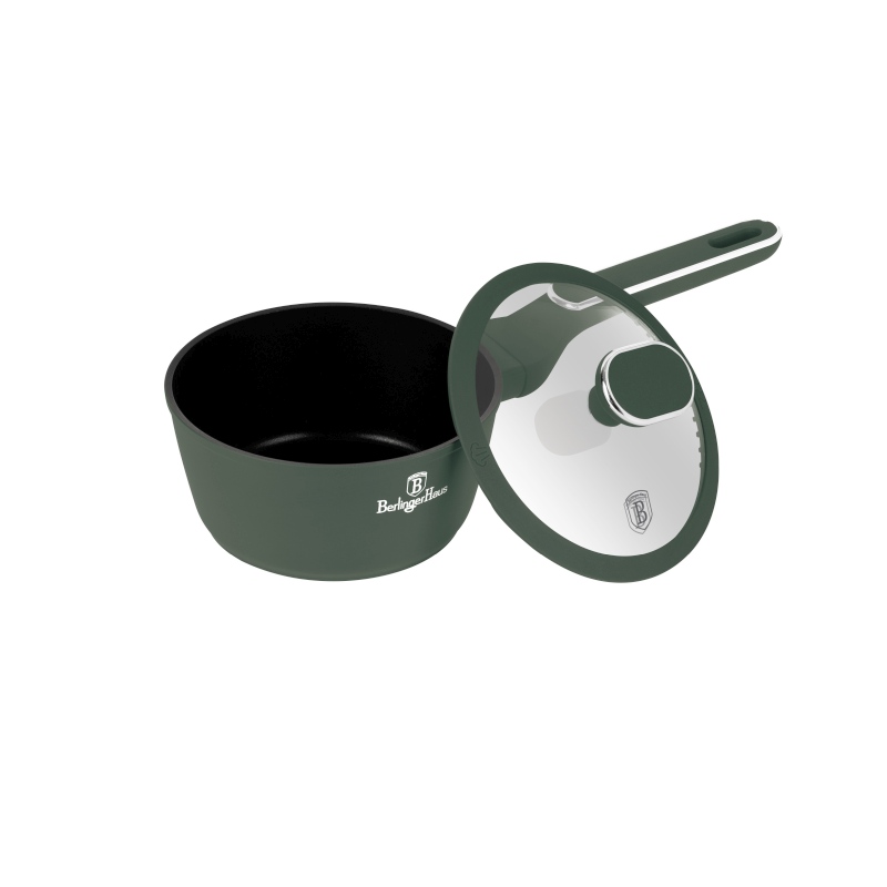 Rendlík s poklicí s titanovým povrchem 16 cm Matte Green Collection