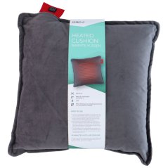 Pernă electrică încălzită USB 45 x 45 cm gri