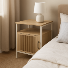 Skrinka s policou nočný stolík 43x33x55 cm