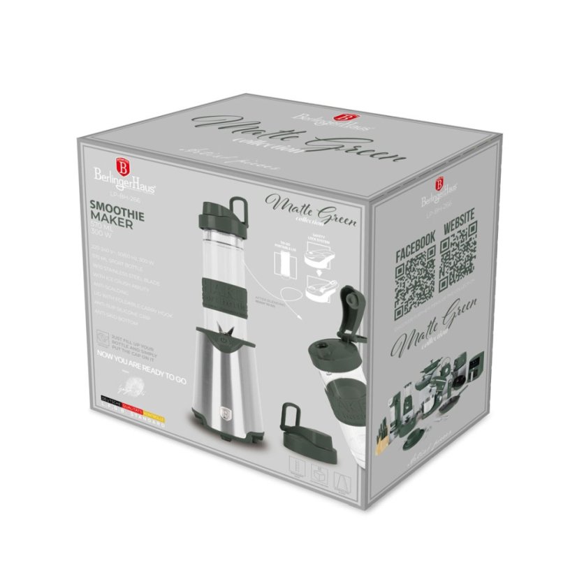 Mixér smoothie maker s lahví Matte Green Collection