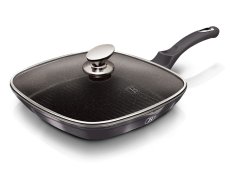 Panvica grilovacia s mramorovým povrchom a pokrievkou 28 cm Carbon PRO Line Panvica grilovacia s mramorovým povrchom a pokrievkou 28 cm Carbon PRO Line