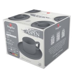 Súprava hrnčekov na espresso 4 ks 100 ml Aspen Collection